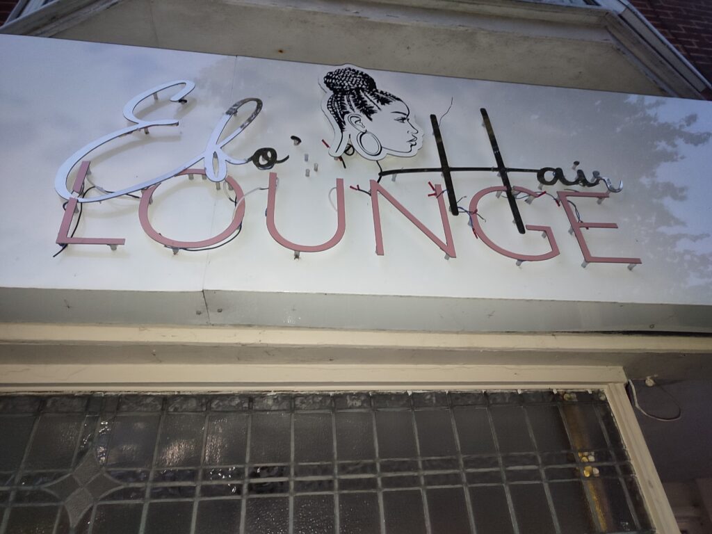 Sign Repair-refurb & LED installation - Before