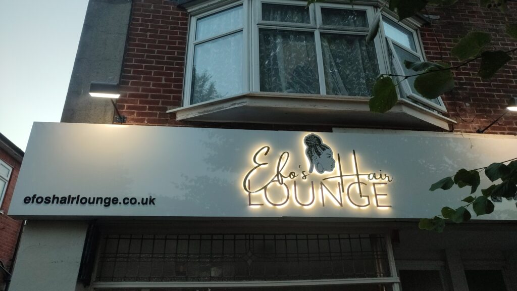 Sign Repair-refurb & LED installation - After