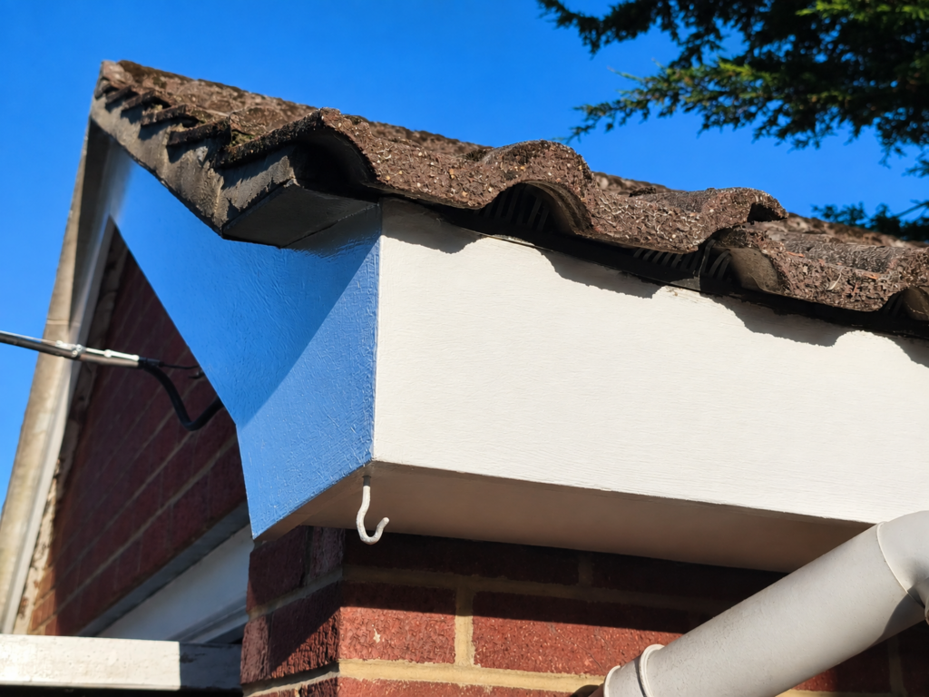 Facia rot removal and repair - After